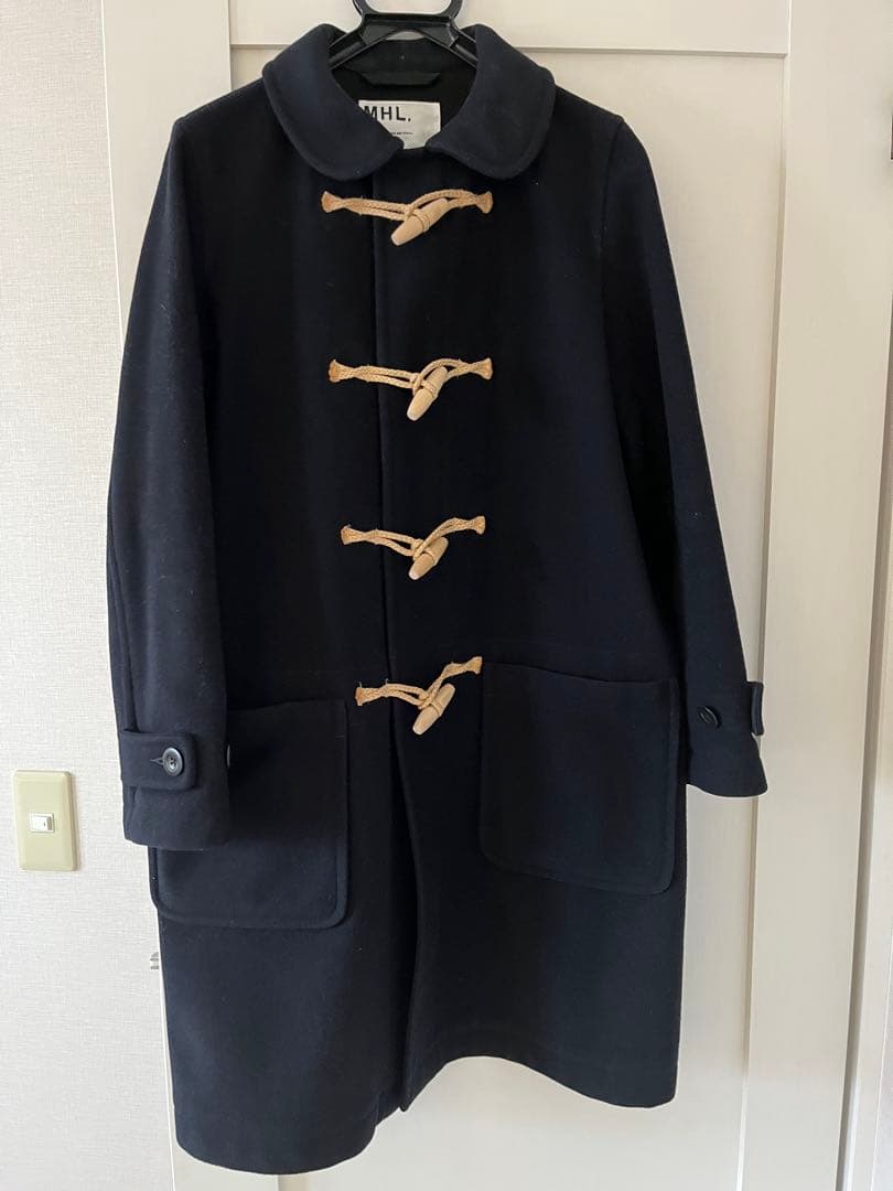 美品　MHL マーガレットハウエル　丸襟　トグル　ダッフルコート　サイズⅡ