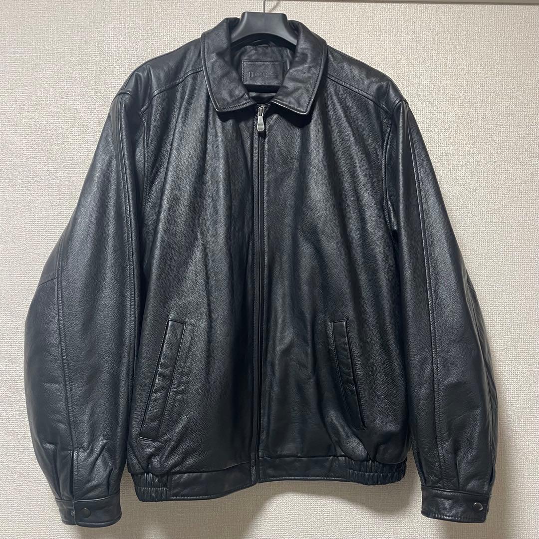 croft&barrow 本革　レザージャケット XL 古着　アメカジ