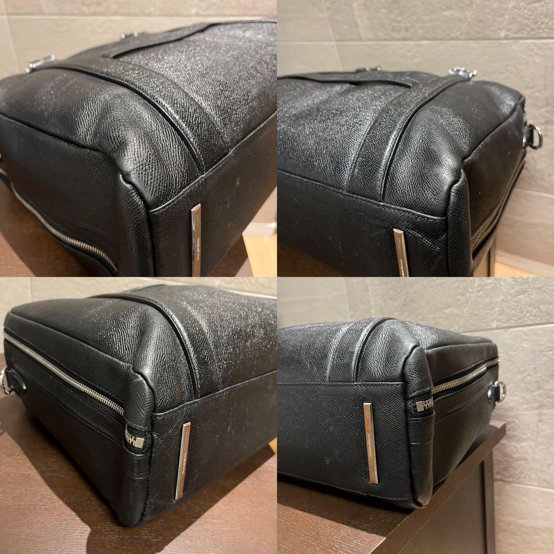 美品ペッレモルビダ ブリーフバッグdeck/9デッキナイン2室2way鞄