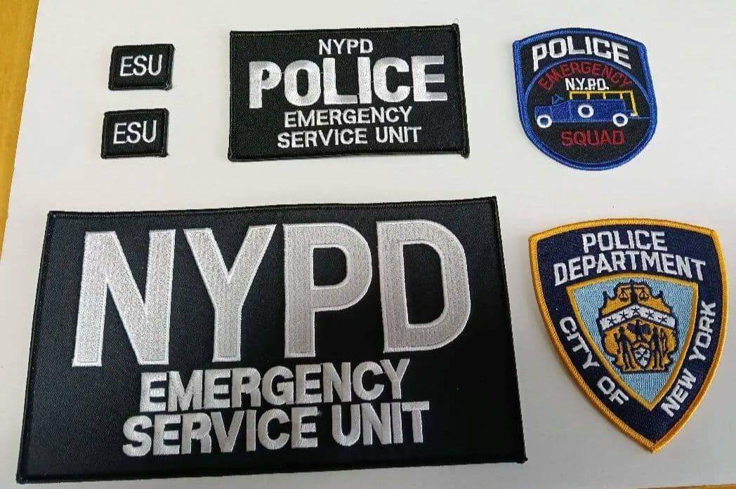 NYPD Emergency Service Unit パッチセット