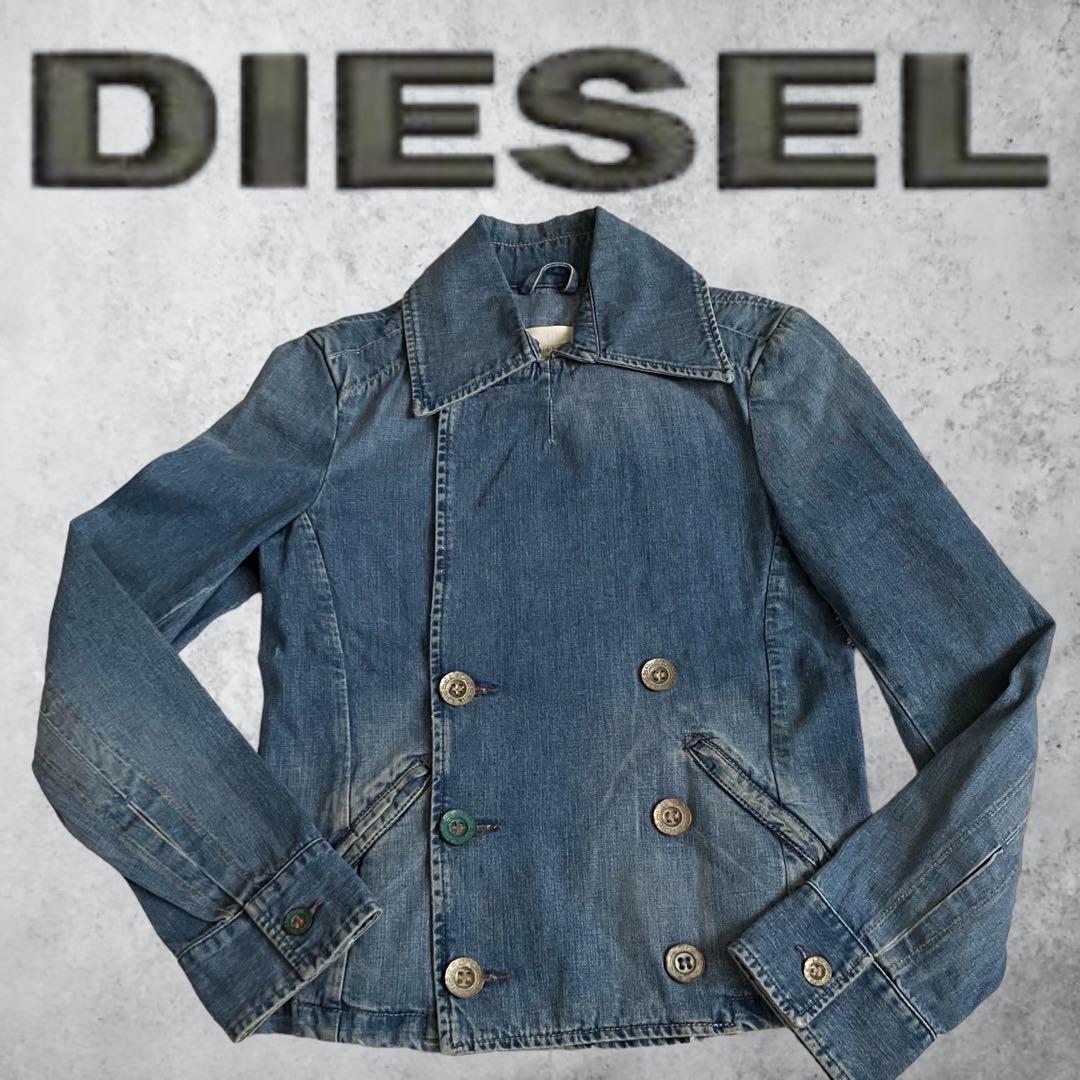 DIESEL ディーゼル ダブル カラーボタン デニムジャケット GジャンY2K
