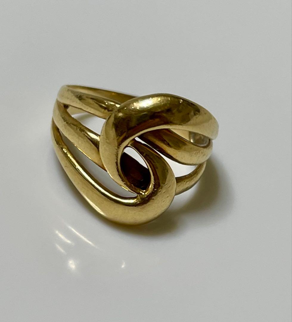 K18 リング　イエローゴールド