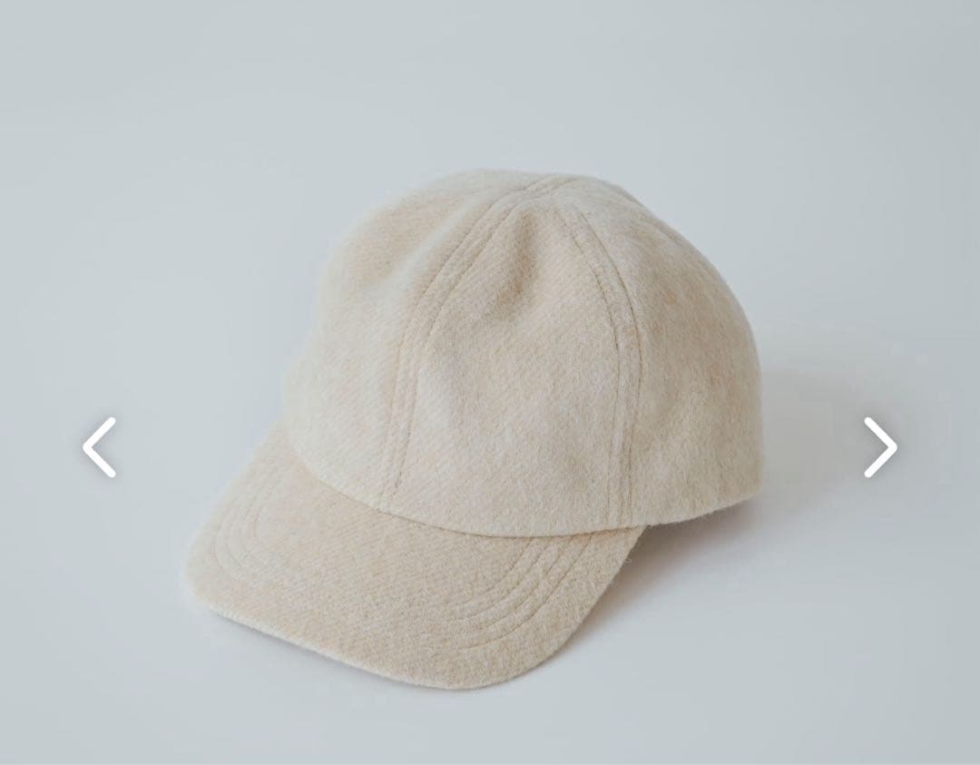NineTailor / シャギーキャップ　ライトベージュ