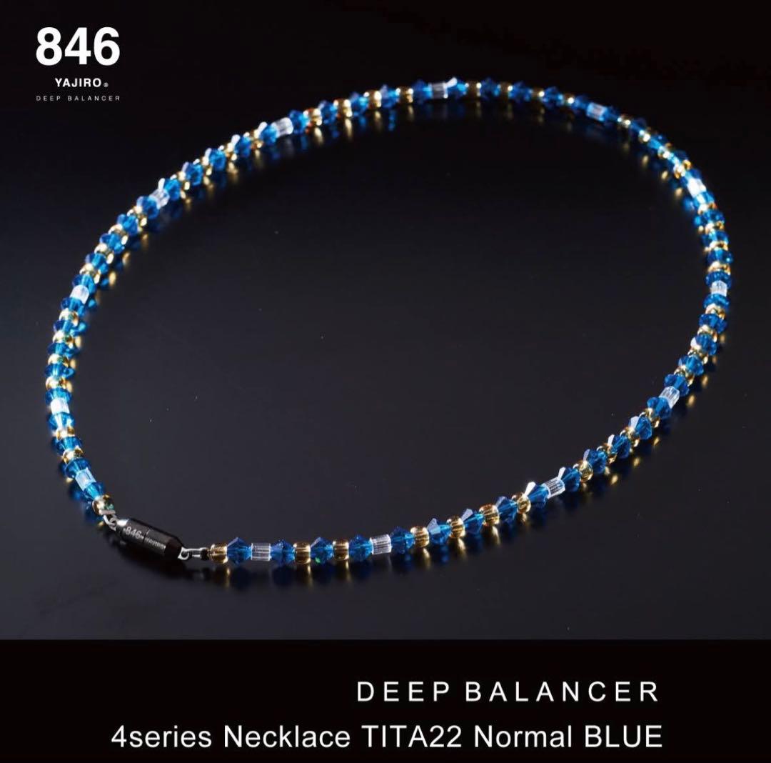 846 YAJIRO TITA22 Normal BLUE ネックレス