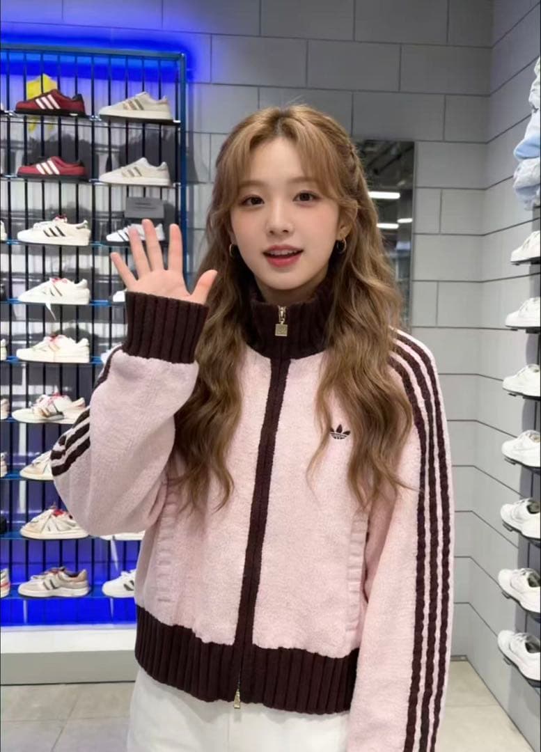 新品S Adidas W ニット トラックトップ ジャケット KV8867 - メルカリ