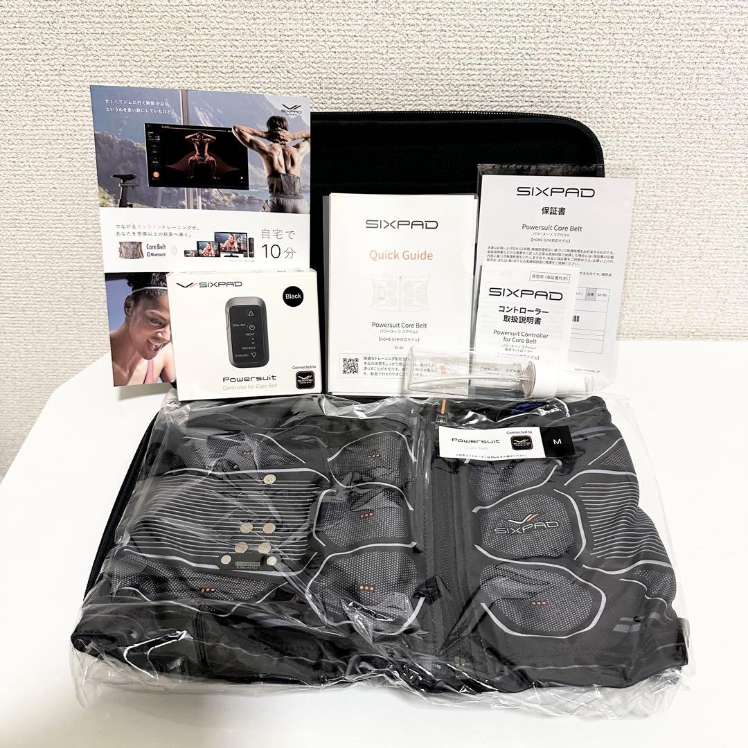 未使用 SIXPAD パワースーツ コアベルト Mサイズ 正規品 付属品完備