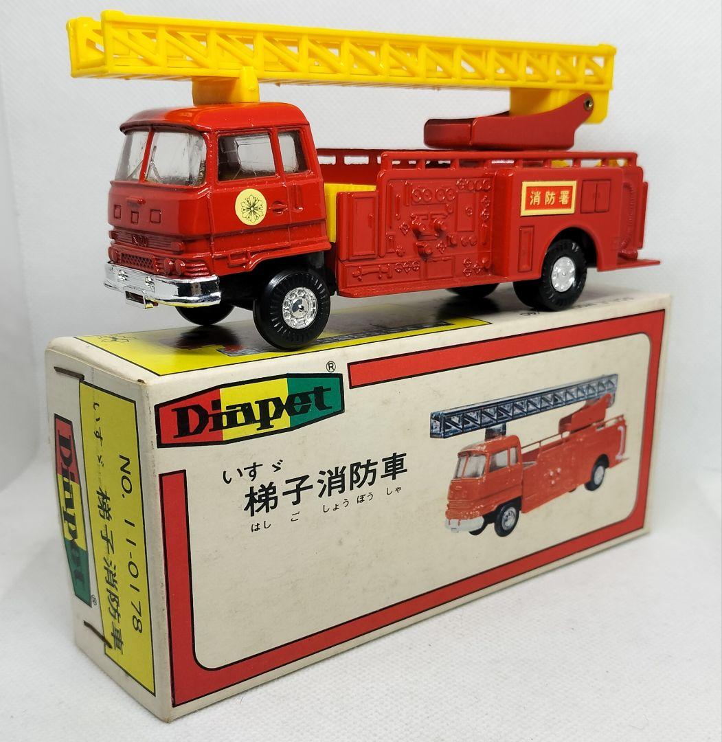 ダイヤペット1/40《いすゞ梯子消防車》ヨネザワ初期箱【未使用超美品】