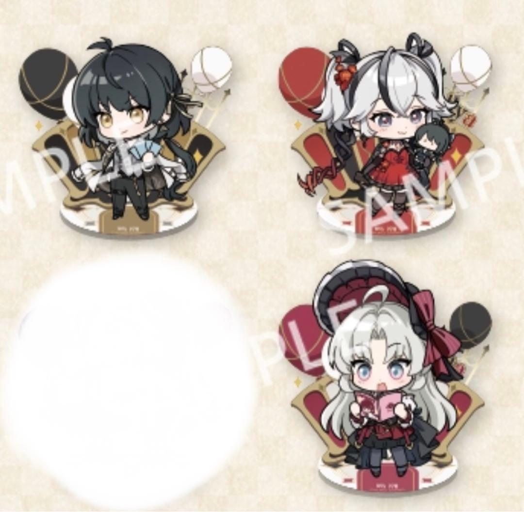 C105 会場限定 鳴潮 ミニキャラアクリルスタンド ツバキ、カルロッタ