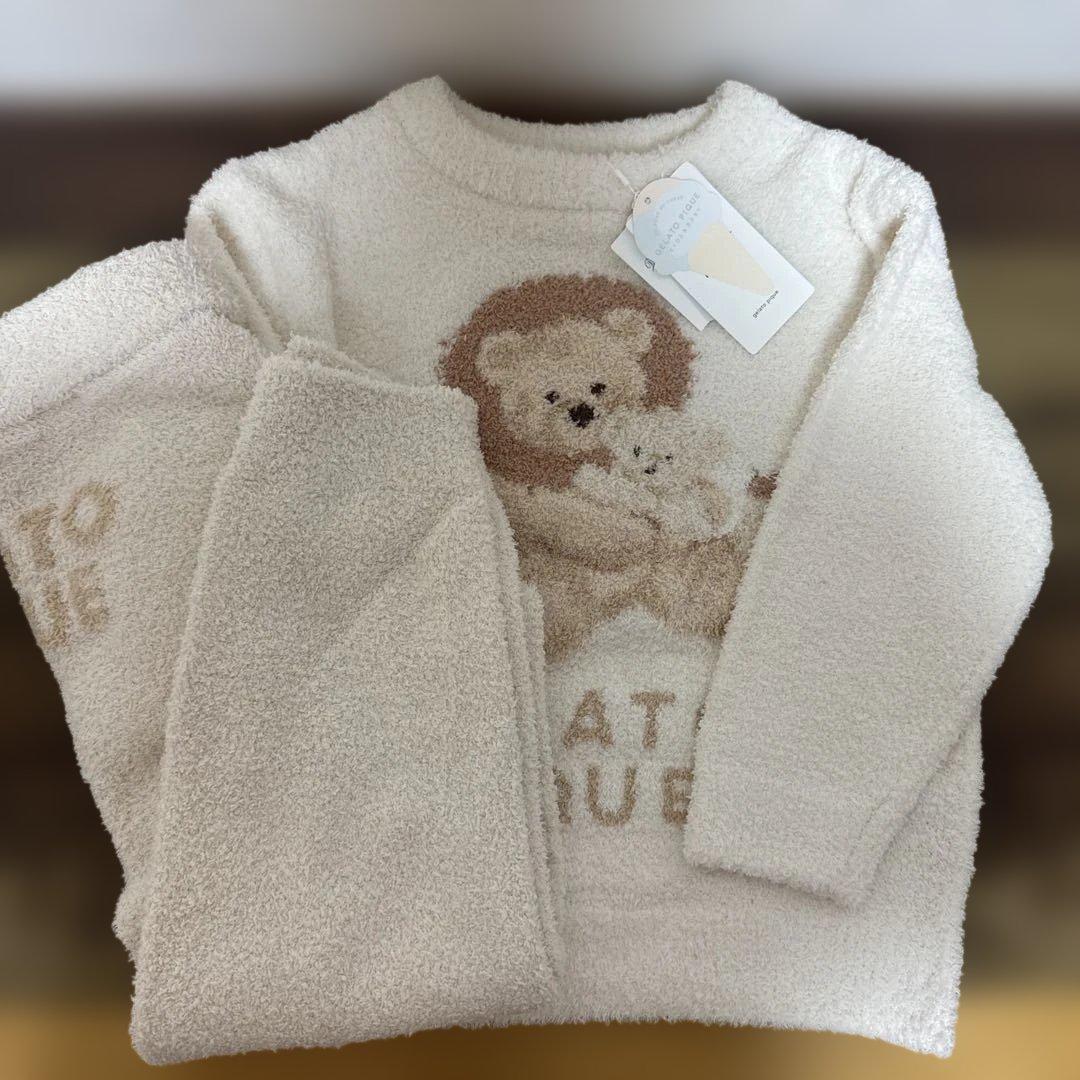 ジェラピケパジャマ110サイズから120サイズ 上下セット 楽天市場】ジェラートピケ パジャマ もこもこの通販