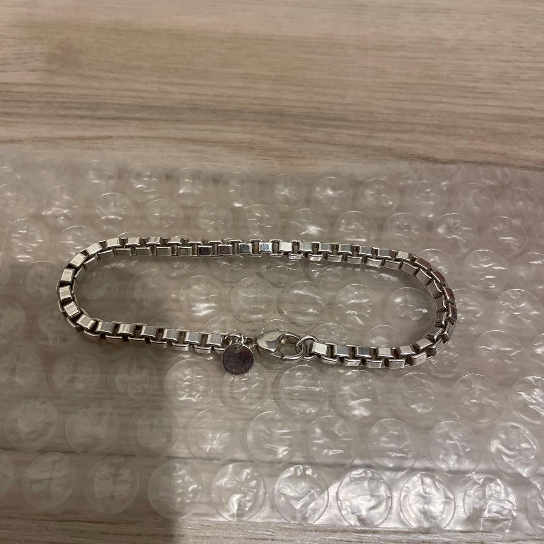 ティファニー TIFFANY ベネチアン チェーン ブレスレット SV925 TIFFANY&Co.（ティファニー） ベネチアン ブレスレット シルバー925 約