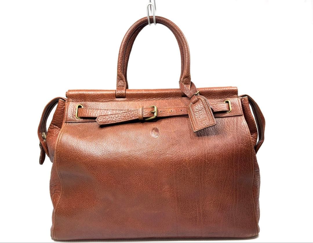 【廃盤】ポロラルフローレン ボストンバッグ ヴィンテージ レザー ホース刻印