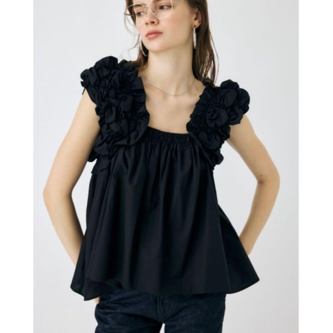 SHOULDER FRILLS トップス