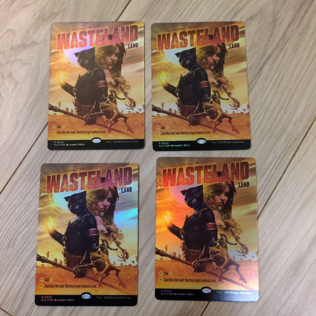 不毛の大地 通常版 SLC ボーダーレス 英語 4枚 foil Foil】《不毛の大地/Wasteland》[EMA] 土地R | 日本最大級 MTG通販