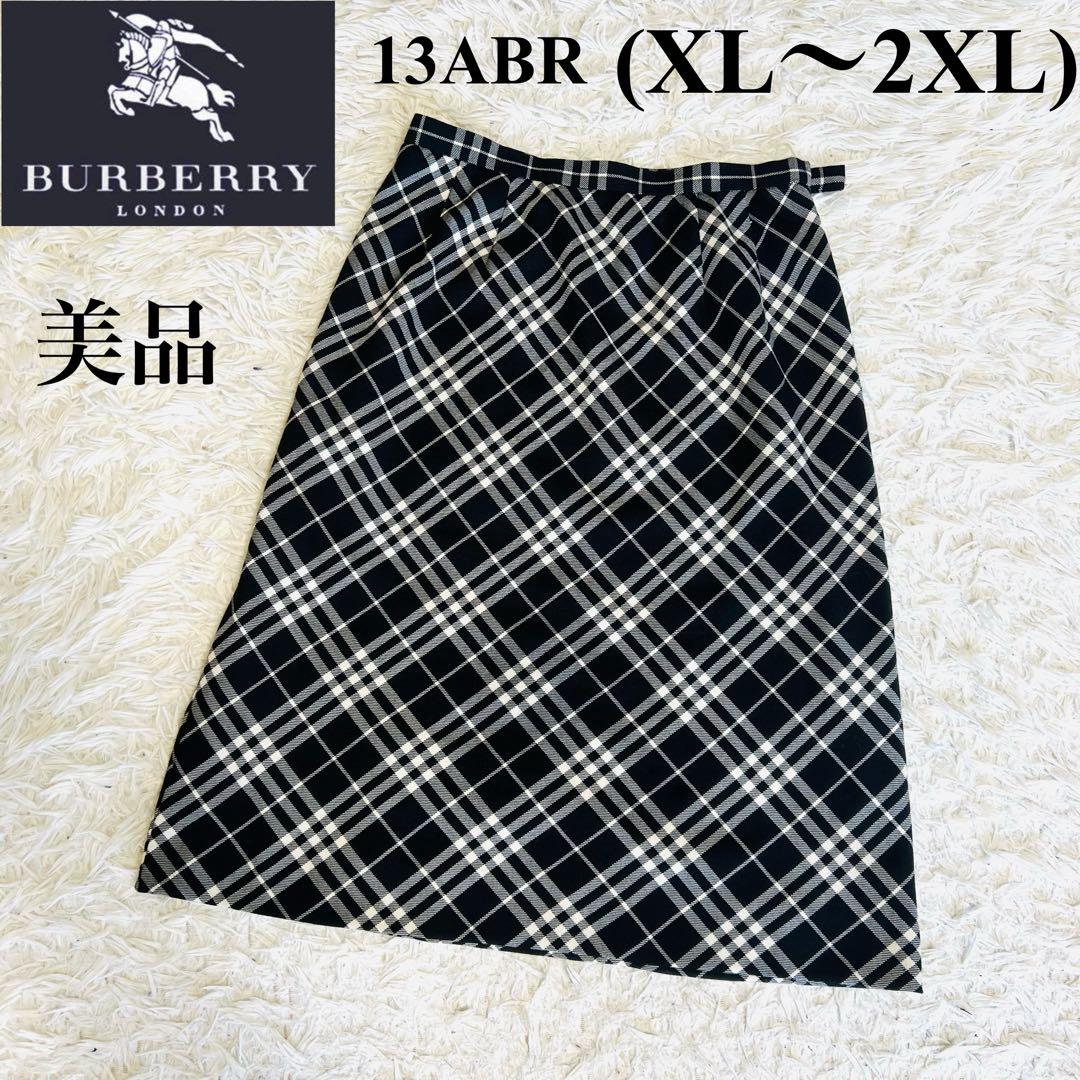 美品】BURBERRY LONDON ノバチェック ロングスカート 希少サイズ