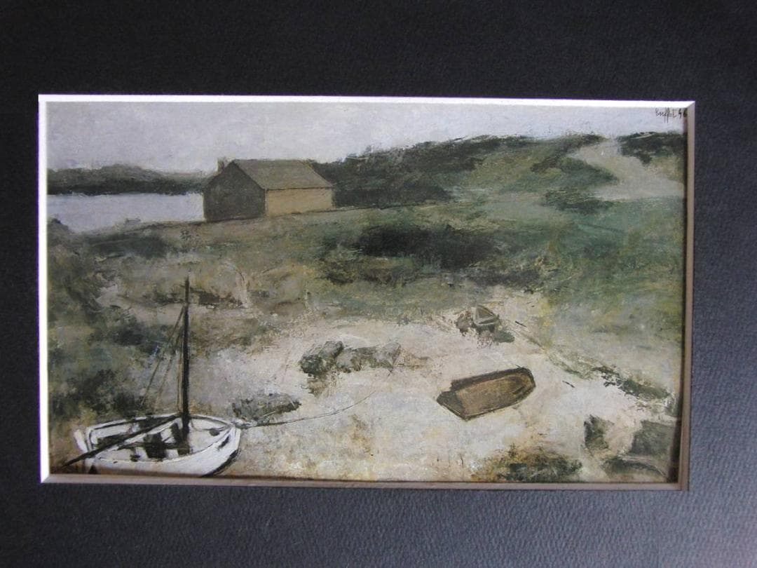 ベルナール・ビュッフェ、【Barques echouees】