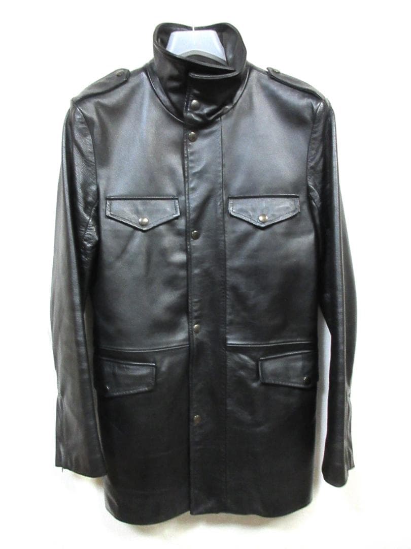 NO ID ノーアイディー 　馬革　ホース　レザー コート