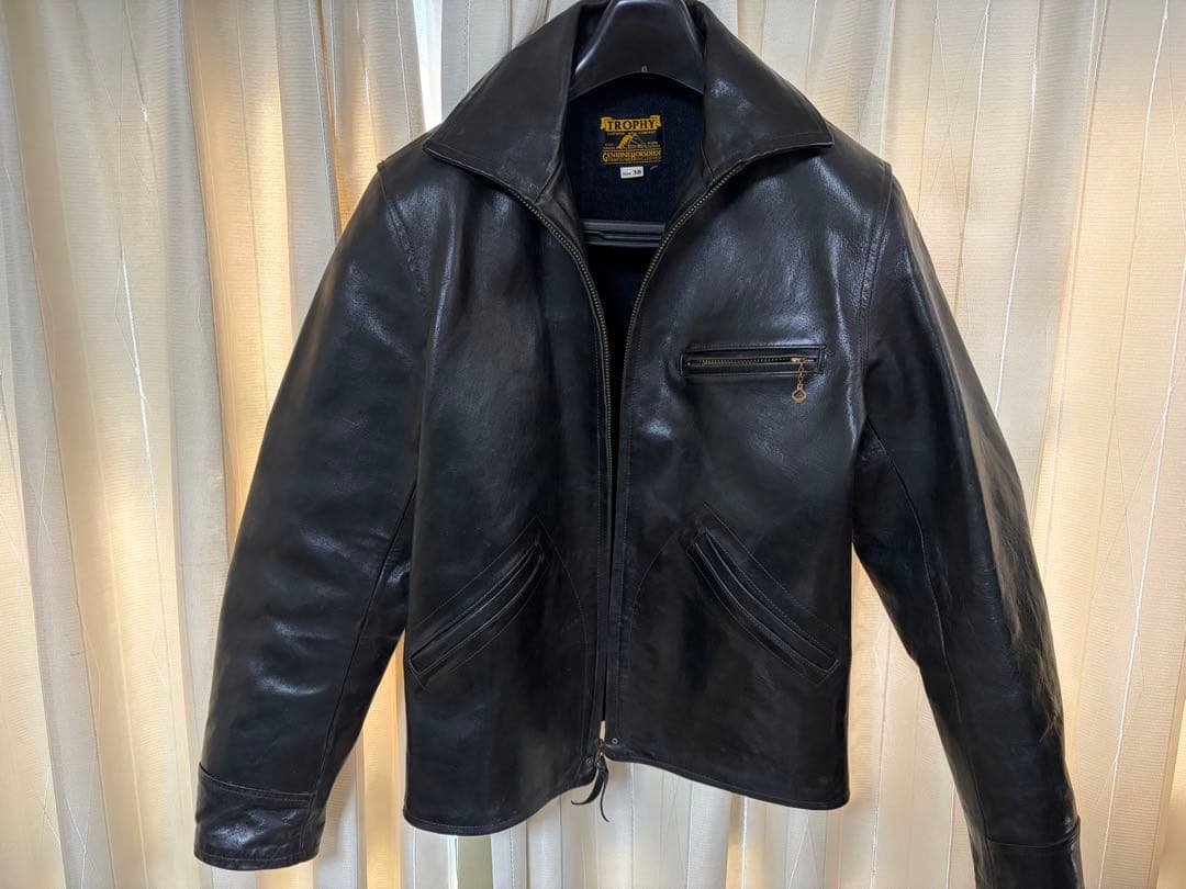 レザーライダースジャケット