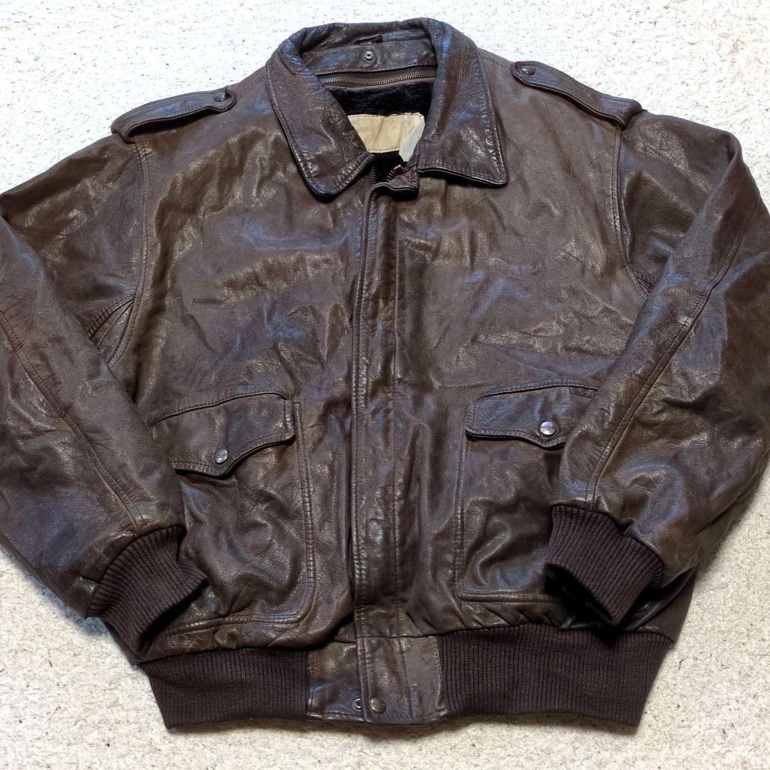 値下げ中2-2 90s古着VINTAGEレザージャケット　ライナー付き VINTAGE 革ジャン ライダース 「ヴィンテージ古着」90-00's WILLSONS