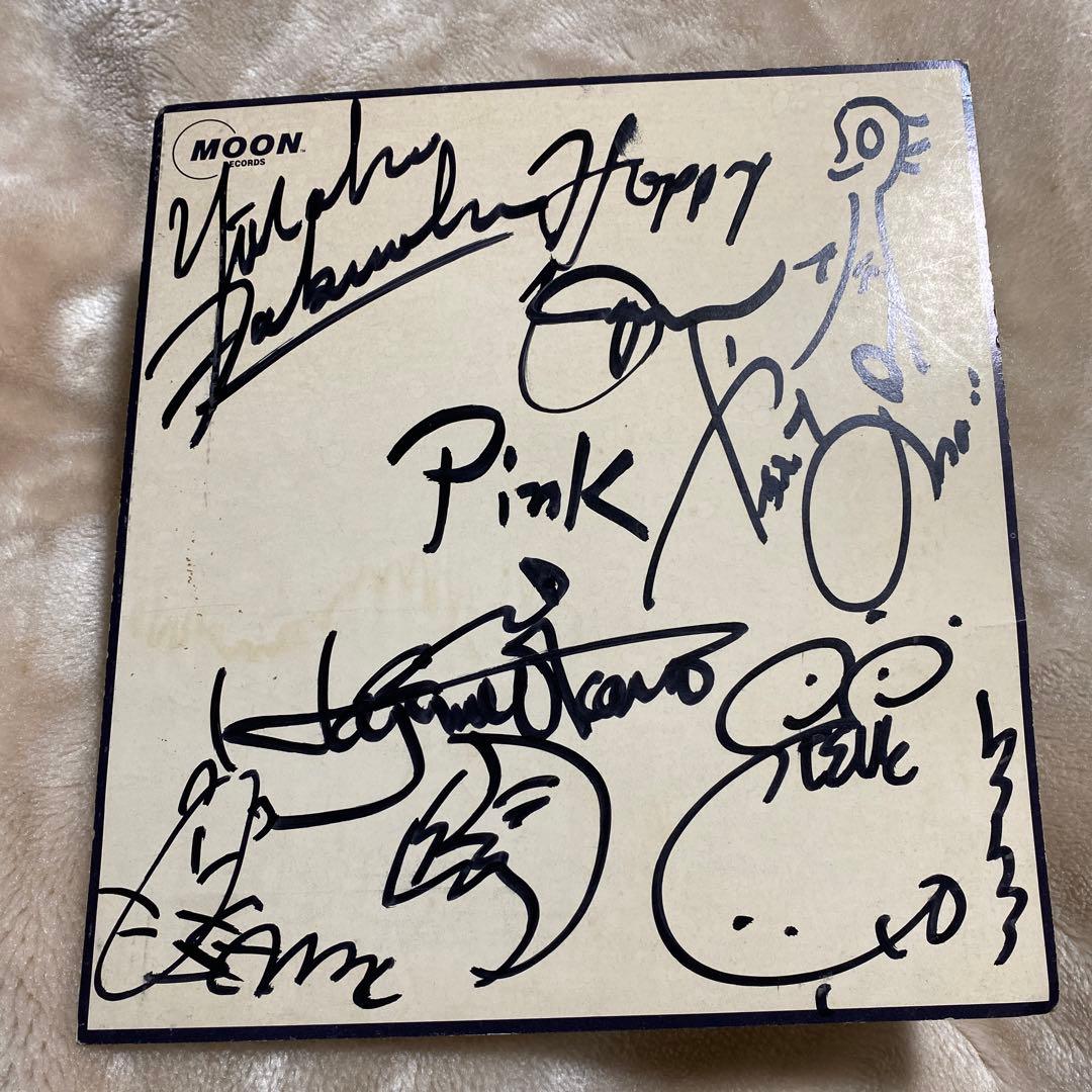 PINK サイン色紙　直筆