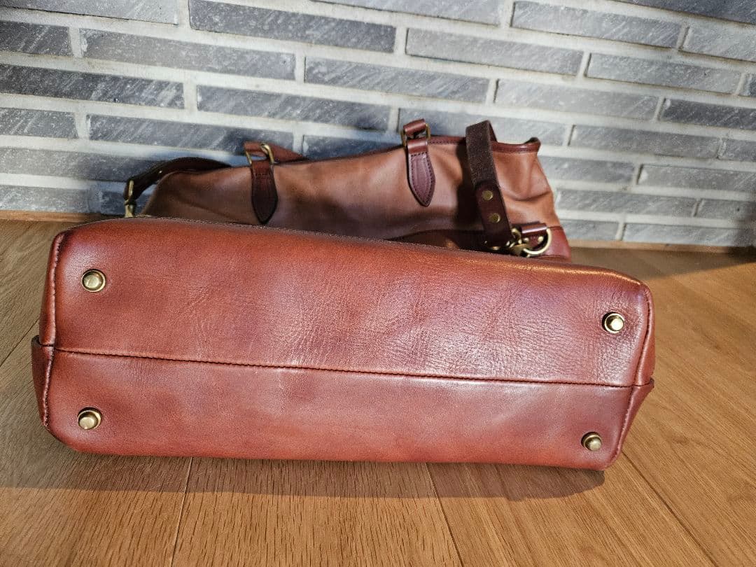 vasco/ ブラウン レザートートバッグ/グランメゾン東京 - メルカリ