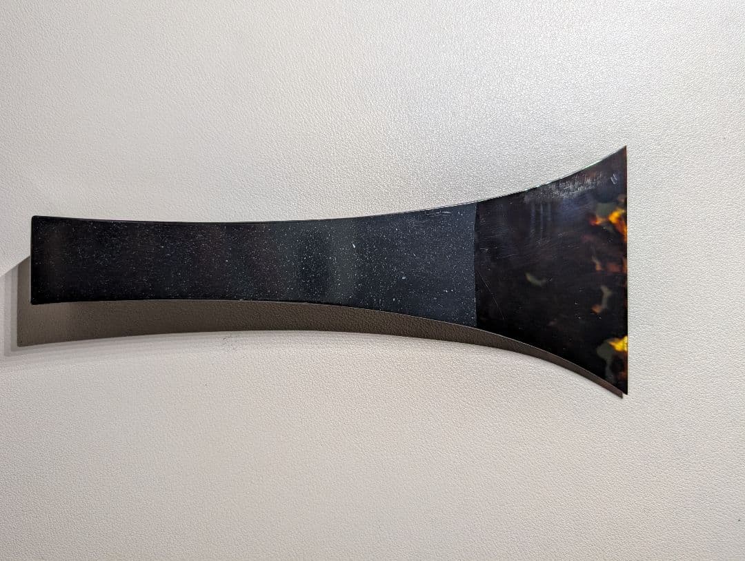 津軽三味線撥（バチ）黒　水牛台　中古