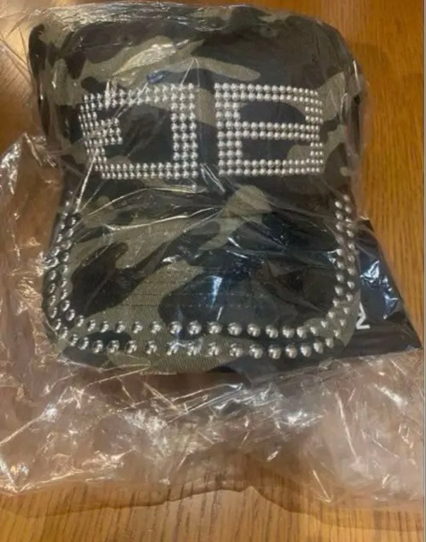 Beeden BD STUDS DAMAGE CAP迷彩 CAMO 帽子　y2k