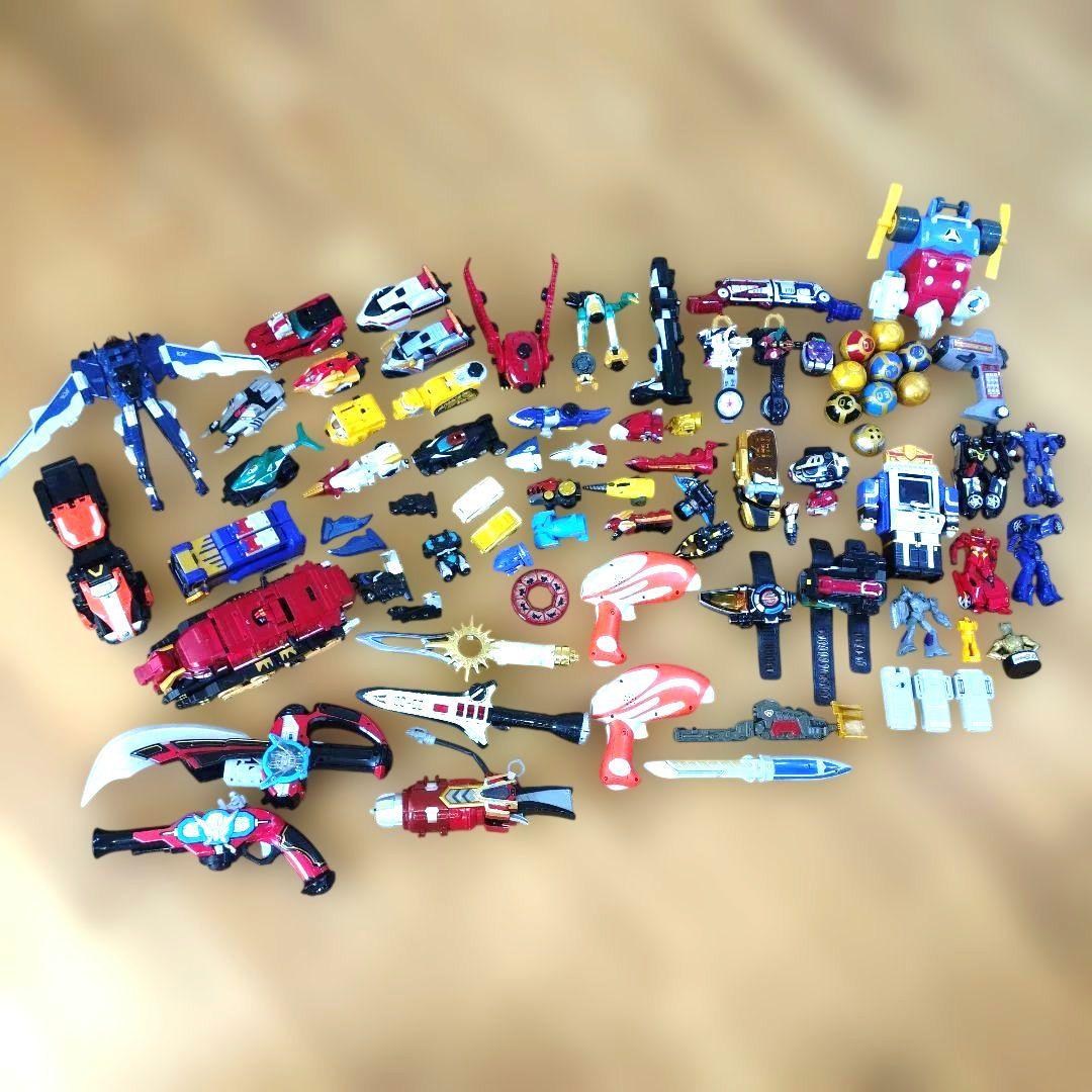 戦隊ヒーローおもちゃセットまとめ売り