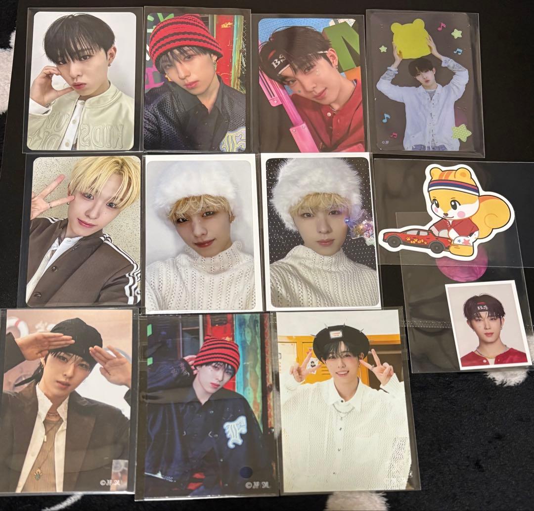 匿名配送！NEXZ ヒュイ トレカ、ステッカーセット - メルカリ