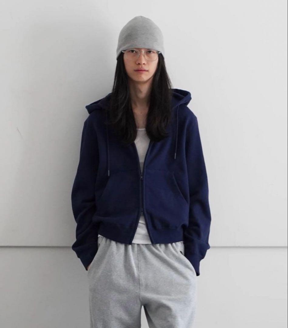 トップス KAIKO Double zip parka NAVY