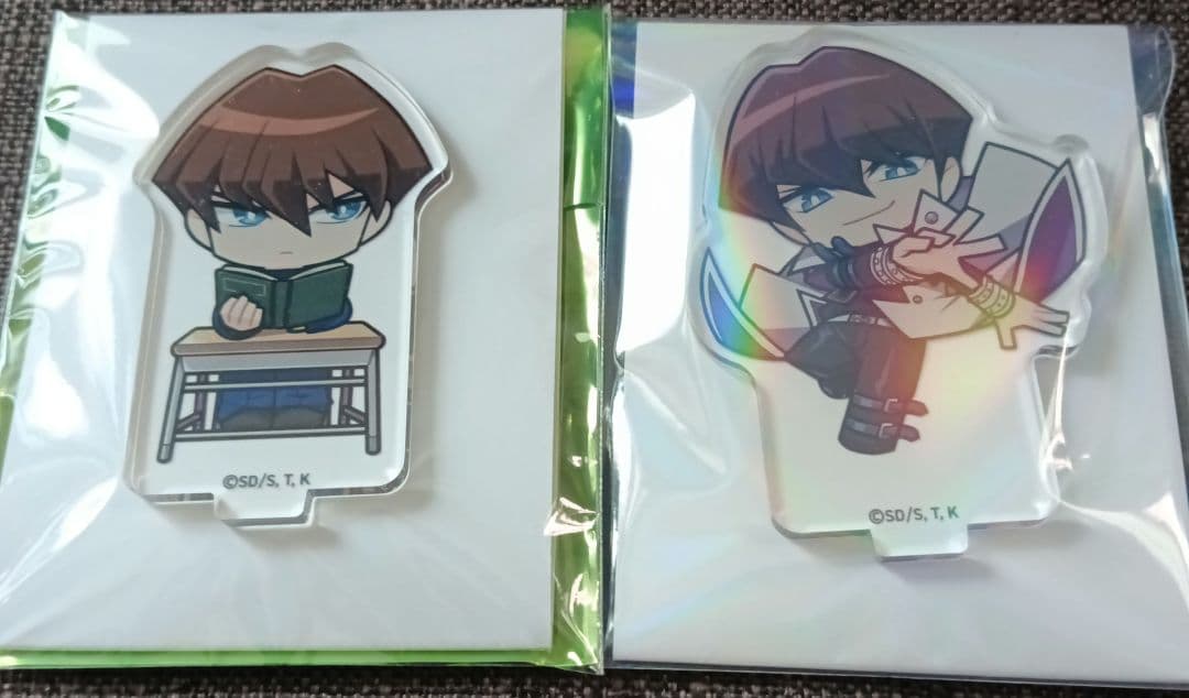 遊戯王 コラボカフェ 強敵編 海馬瀬人 アクリルスタンド AB セット