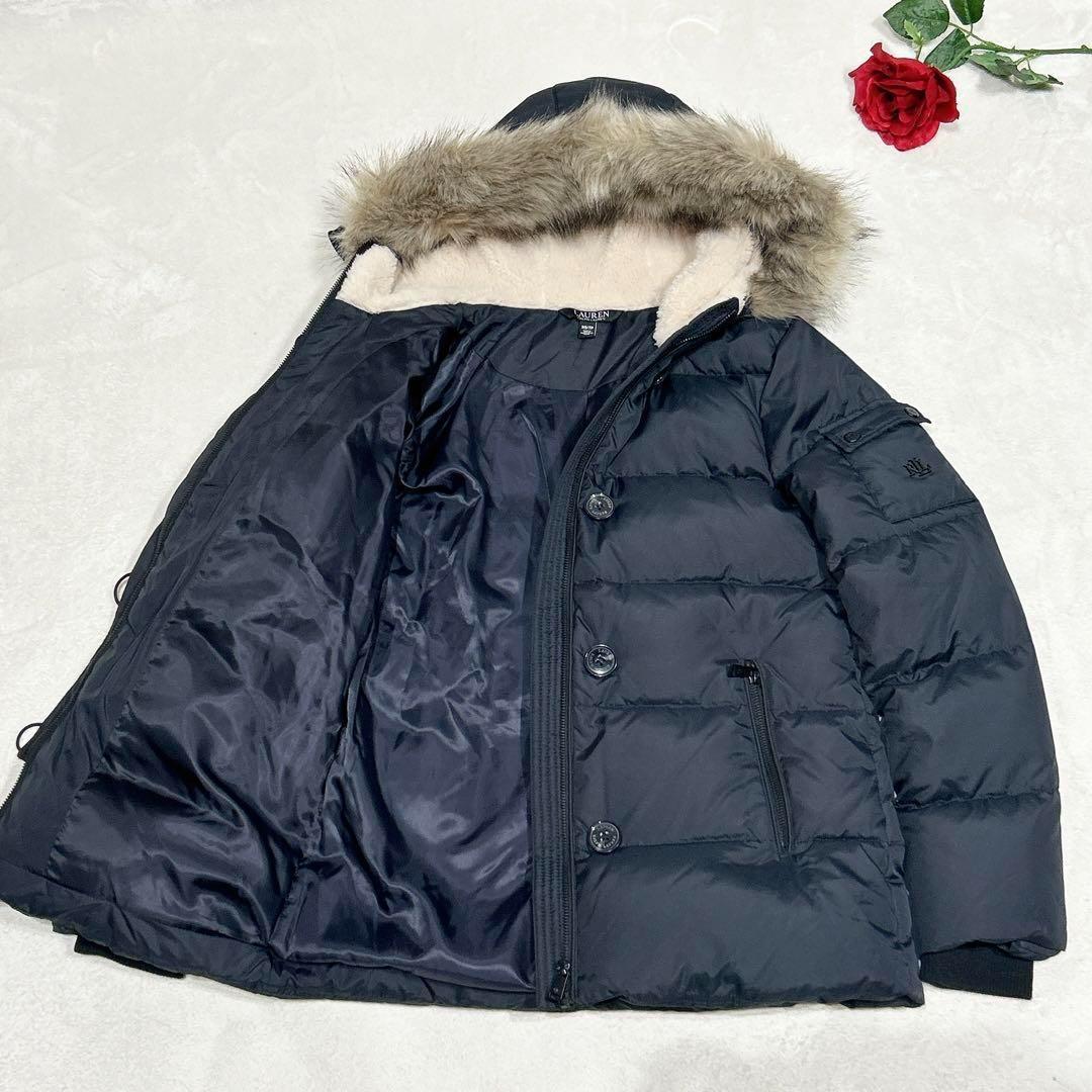 未使用✨　現行品✨　ラルフローレン　ダウンジャケット　ファー　ブラック　黒 POLO RALPH LAUREN（ポロ・ラルフローレン） ダウンジャケット ダウン