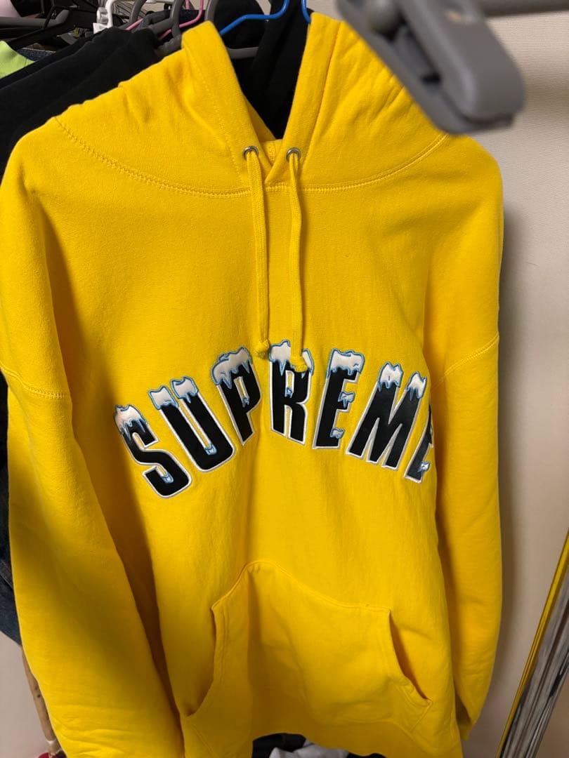 SUPREME パーカー良品サイズ不明