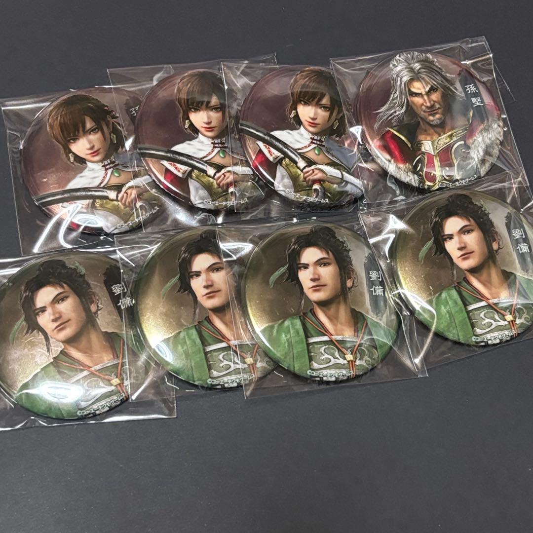 真・三國無双　缶バッジセット