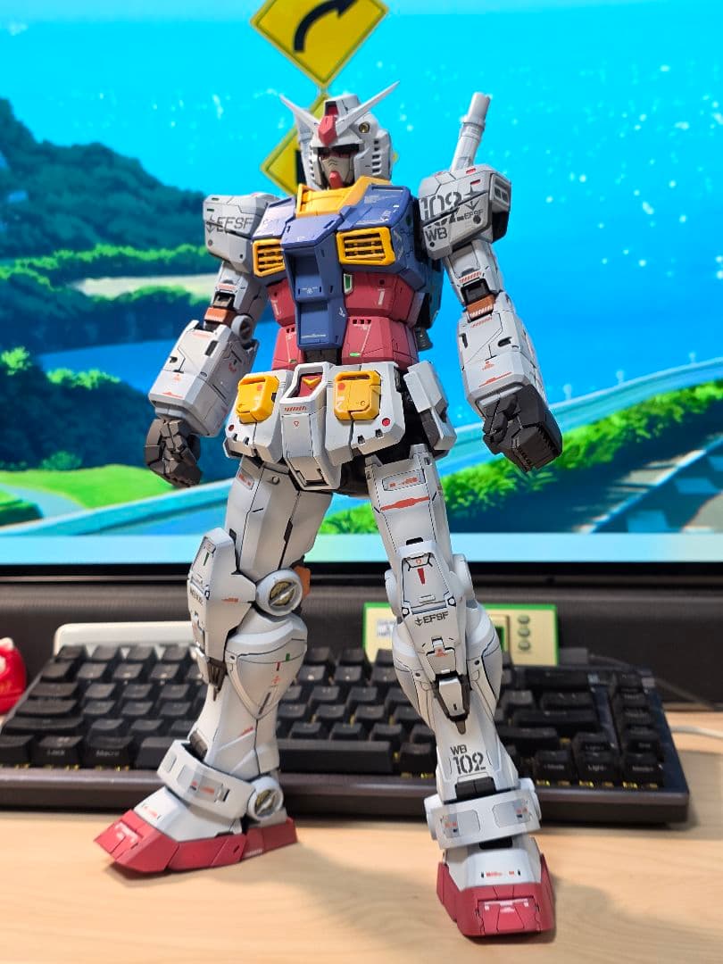 PG UNLEASHED 1/60 RX-78-2 ガンダム 全塗装完成品