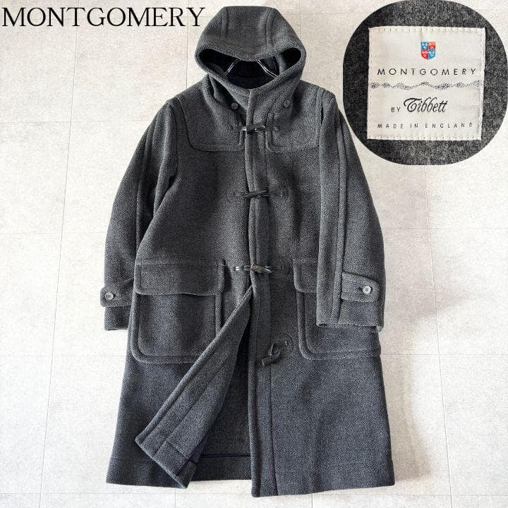 美品✨️モンゴメリー ロングダッフルコート L チャコールグレー トグル 英国製