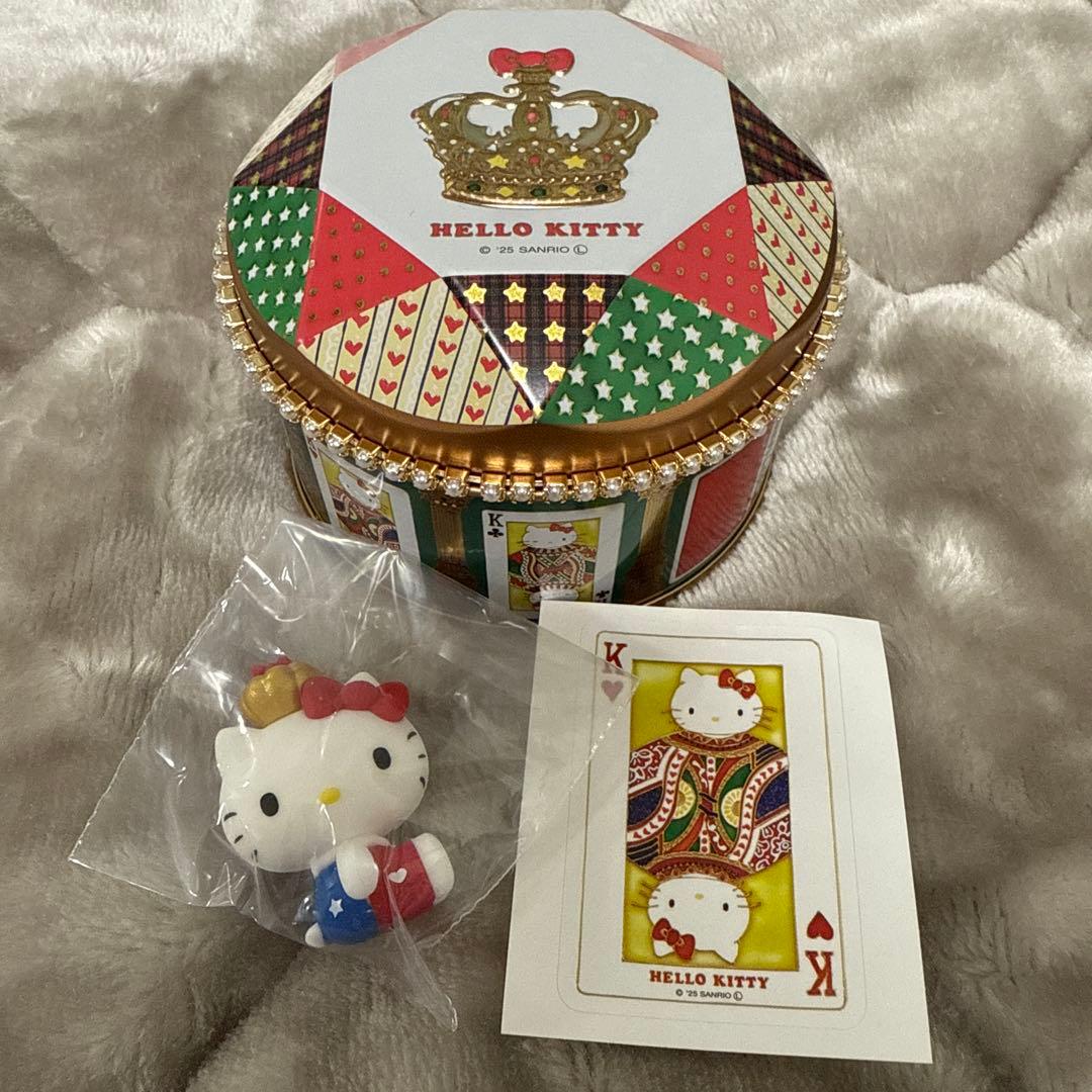 青山デカーボ クリスマス缶 ユニコーン缶 ハローキティ ネコのトランプ