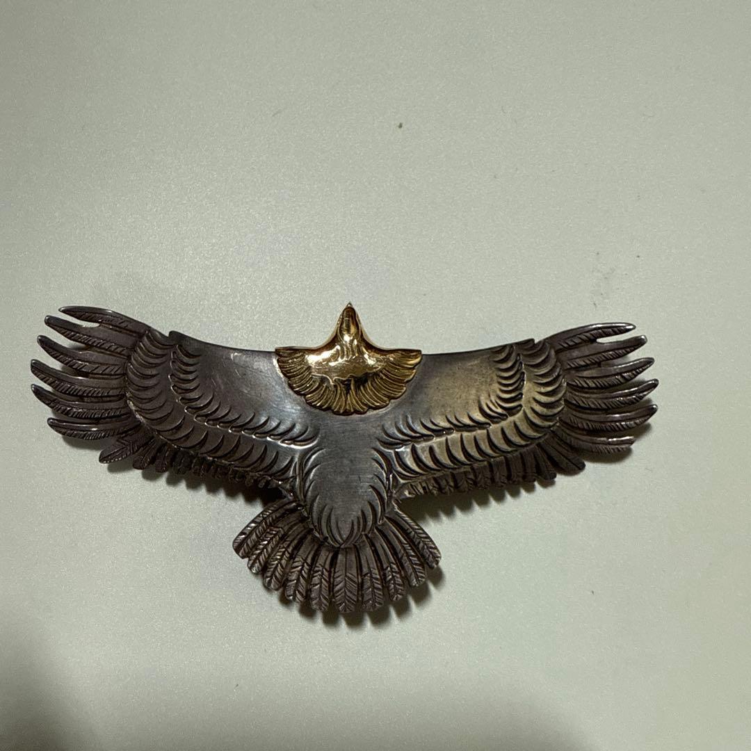 アリゾナフリーダム ネックレス K18 頭金 大イーグル T-120c