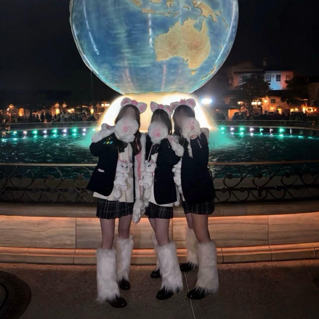 ディズニー マリーちゃんマフラーキャップ・カチューシャ2点セット