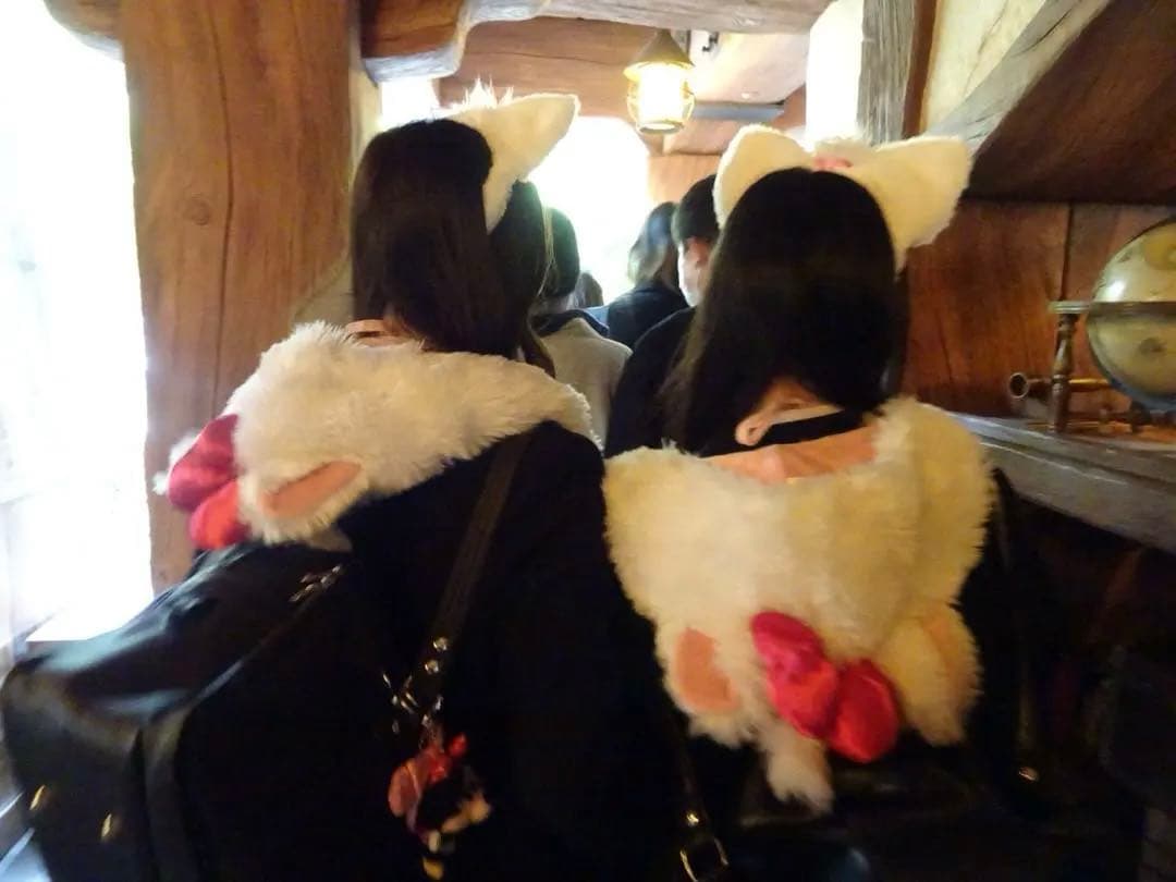 ディズニー マリーちゃんマフラーキャップ・カチューシャ2点セット