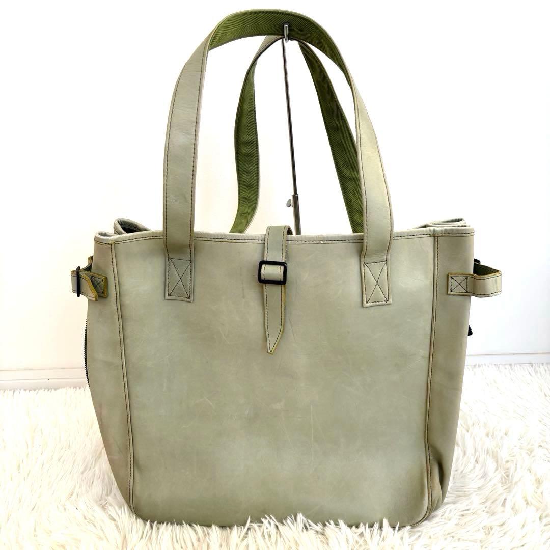 【レアカラー】ポーター PORTER レザートートバッグ A4収納可 大容量