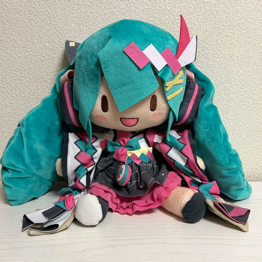 さ*ん様 初音ミク マジカルミライ2020 夏まつり ふわふわぬいぐるみ(L) グッズ: 初音ミク マジカルミライ2020 夏まつり ふわふわぬいぐるみ