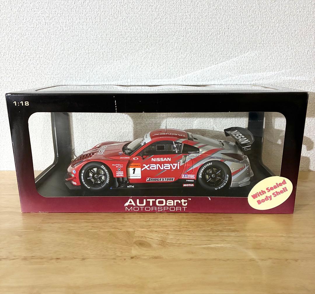 オートアート 1/18 2005 SUPER GT Xanavi NISMO Z 日産： NISSAN HERITAGE COLLECTION｜ザナヴィ NISMO Z 2005年 SUPER GT