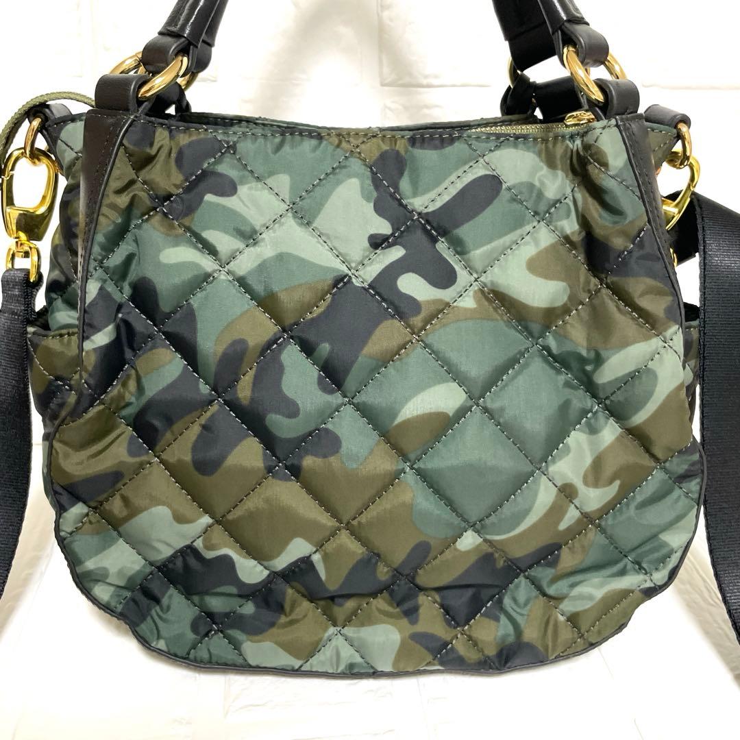 イザック Y'SACCS キルティング トート ショルダー 2way 迷彩柄 - メルカリ