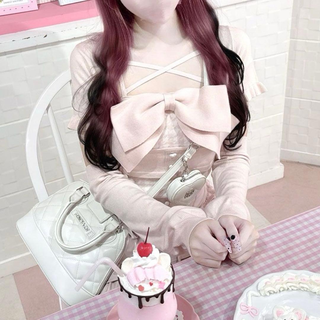 ハニーミュウ イモちゃん ビッグリボンアンサンブルトップス - メルカリ