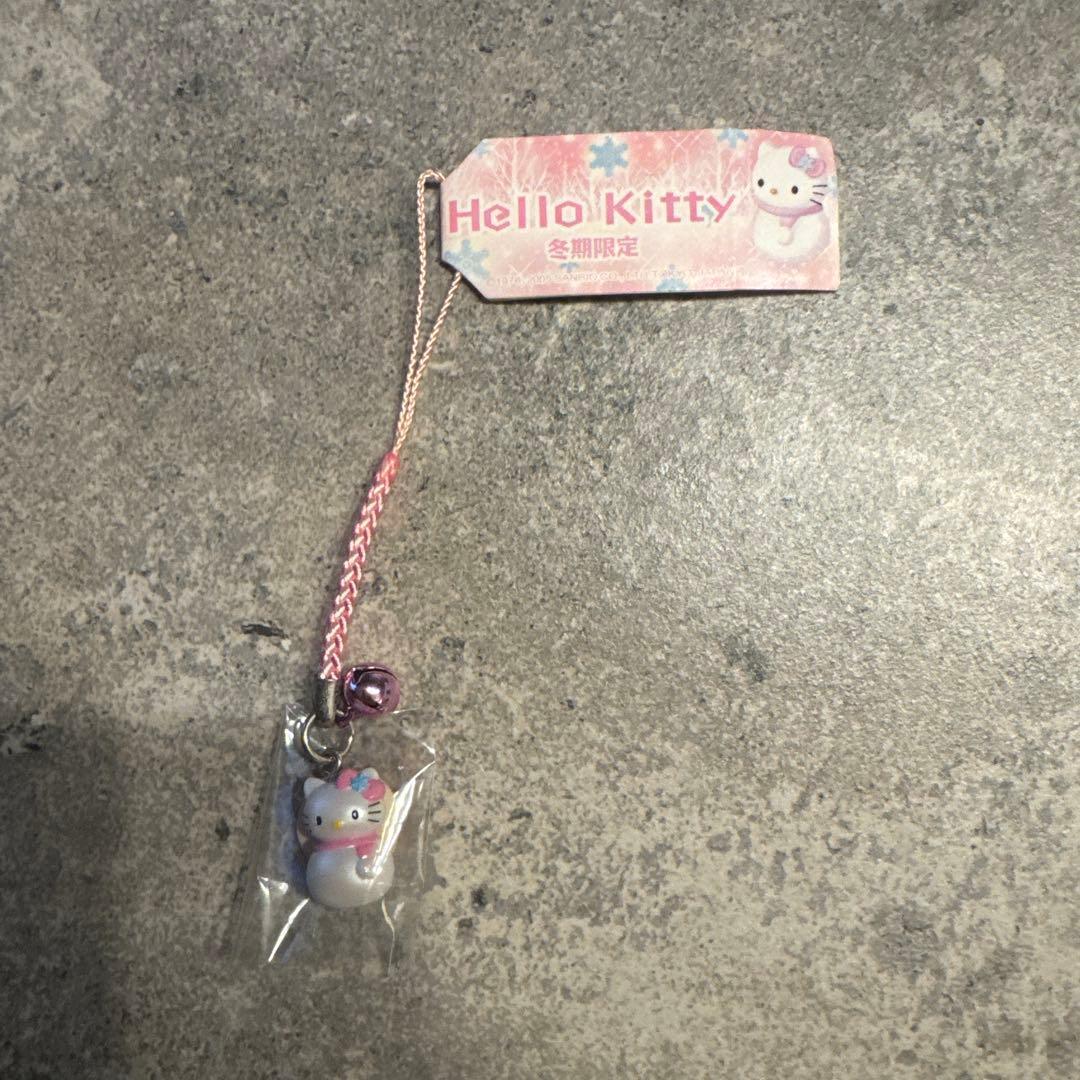 希少　レア　ハローキティ 雪だるま 根付けストラップ 冬 2005年製 2026年最新】キティ根付け雪だるまの人気アイテム - メルカリ