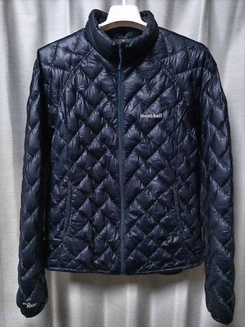 モンベル　プラズマ1000 ダウンジャケット　濃紺　ネイビー　EXダウン