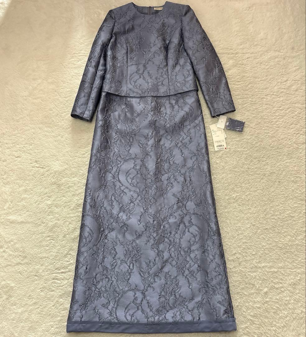 La Festa chic｜シルク混ロングワンピース 定価約20万　新品タグ付