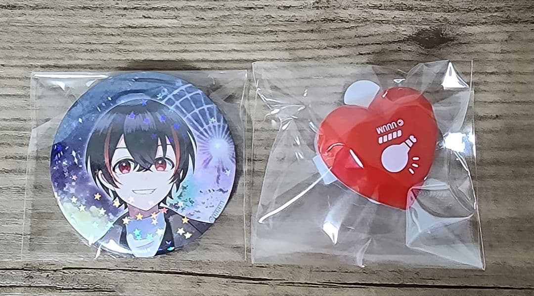 カラフルピーチ 東武動物公園コラボ 缶バッジ&リングライト ゆあんくん