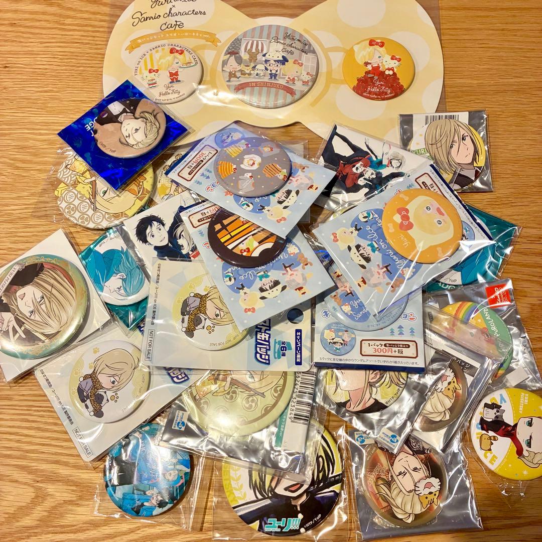 d*3様 ユーリ!!! on ICE　缶バッチ　ユリオ 30点セット