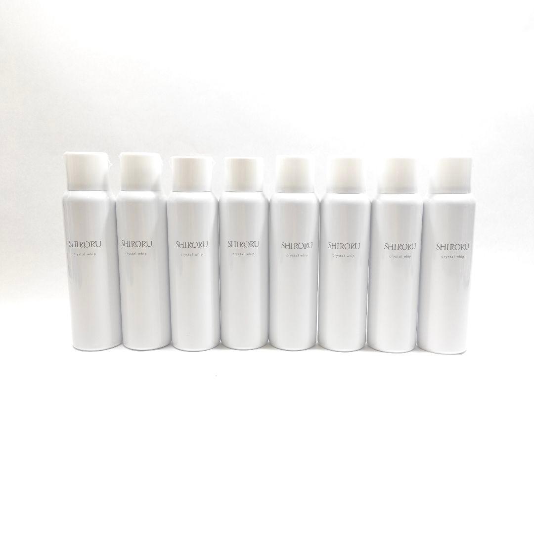 ば*ま様 SHIRORU シロル クリスタルホイップ　120g 8本 炭酸泡洗顏